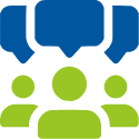 Communicate with team members, get app notifications